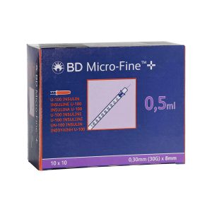 BD Microfine Insulin Syringes U-100 0,5ML 8MM 30G (100 pieces)