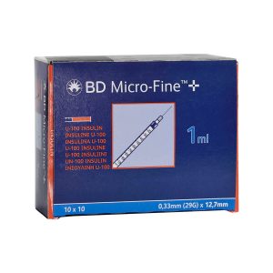 BD Microfine Insulin Syringes U-100 1ML 12,7MM 29G (100 pieces)