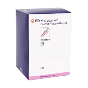 BD Microtainer Lancets Pink 21G (200 pieces)