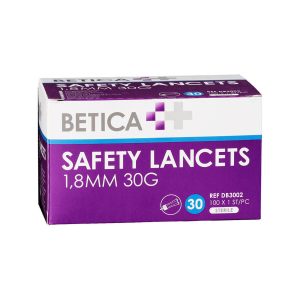 Betica Safety Lancets 30G (100 pieces)
