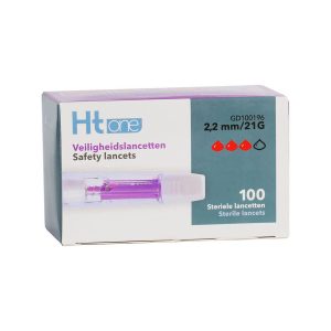 Ht-One 21G 2,2MM Safety Lancets (200 pieces)