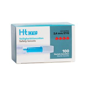 Ht-One 21G 2,4MM Safety Lancets (200 pieces)