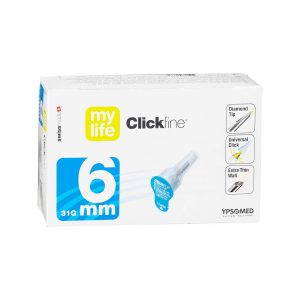 mylife Clickfine Pen Needles 6MM 31G (100 pieces)