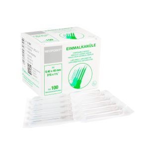 Neopoint Needles Grey 27G 40MM (100 pieces)