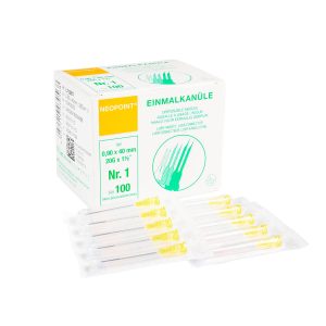 Neopoint Needles Yellow 20G 40MM (100 pieces)