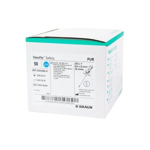Vasofix Safety Catheters 22G 25MM (50 pieces)